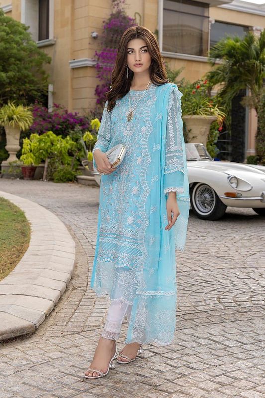 Exclusive Georgette Three Piece