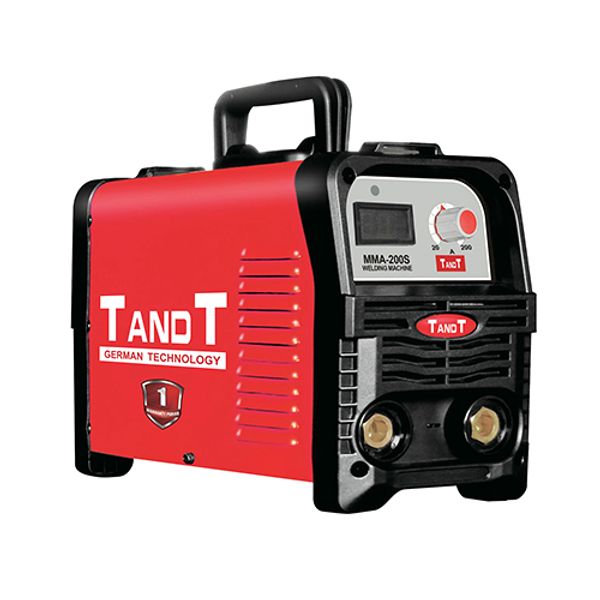 TANDT Welding Machine, 200A, 5.6 KVA, 1.6-4.0mm, MMA; Model : MMA200S