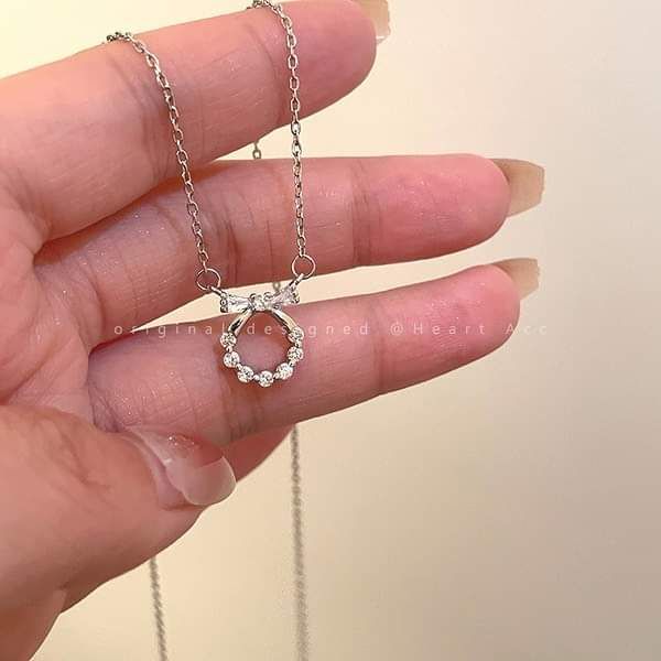 cute Stone silver chain