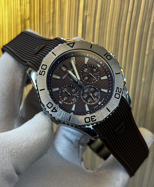 Tag Heuer Aquaracer Brown Waffle Dial Belt