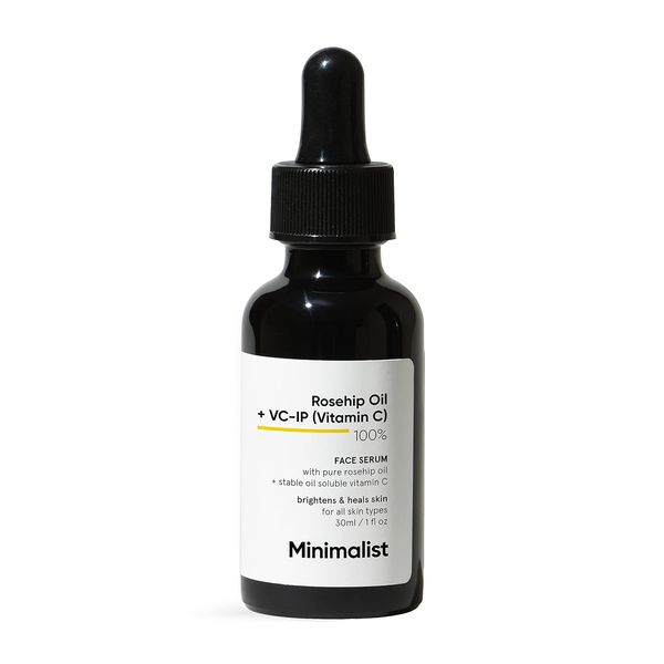 Minimalist Rosehip 100% Oil with Vitamin C – Face Serum for Glowing Skin (For Men & Women)