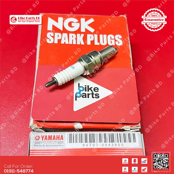 Spark Plug (NGK) for Yamaha R15 V3, R15 V4, R15M, MT15 V1, MT15 V2 bike.