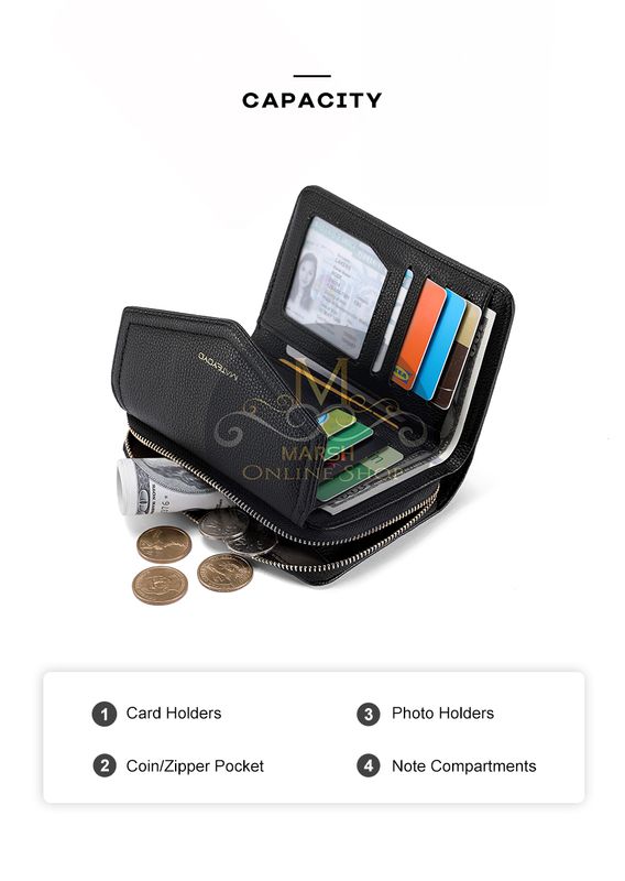 💥MATEYOYO Multifunctional PU Leather Clutch Women's Wallet - Image 10