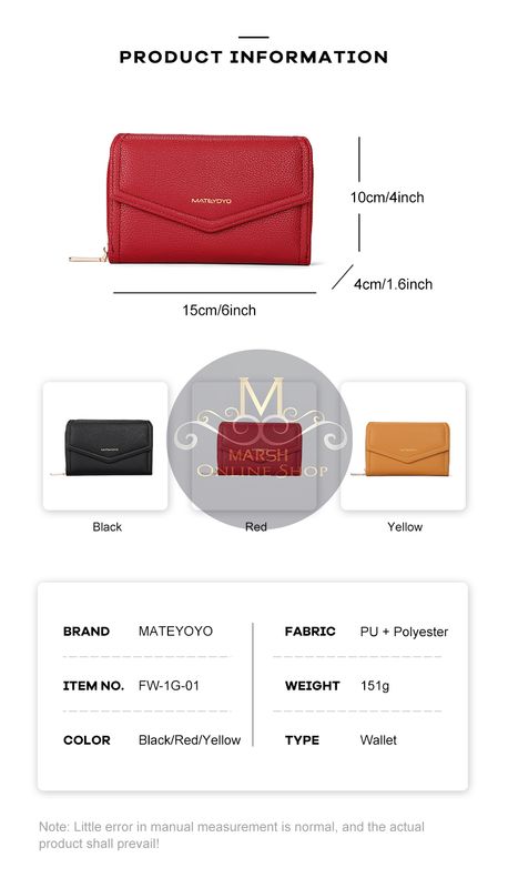 💥MATEYOYO Multifunctional PU Leather Clutch Women's Wallet - Image 12
