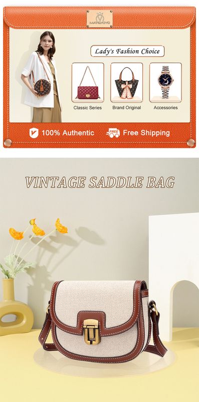 🔰MATEYOYO Vintage Style Retro Sling Bag for Girls/Ladies - Image 6