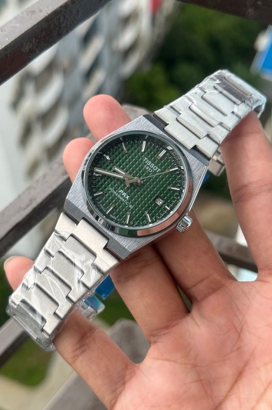 TISSOT PRX automatic Green dial