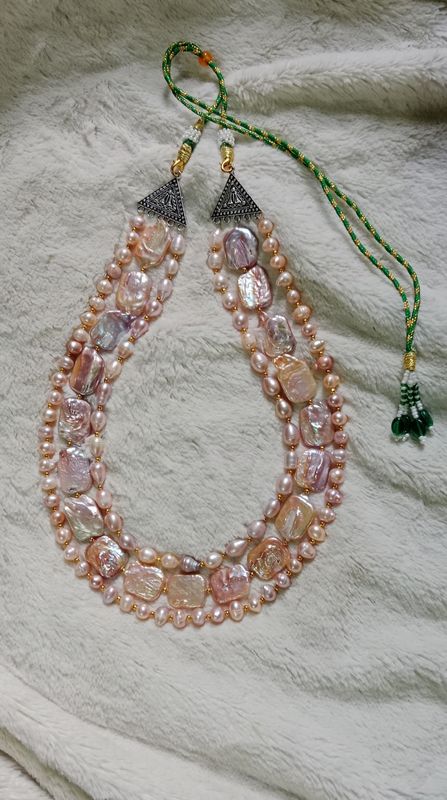 Pearl 3 Layer Necklace