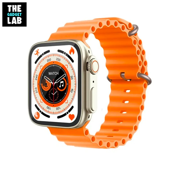 KD99 Ultra Smart Watch With Bluetooth Calling- Orange Color