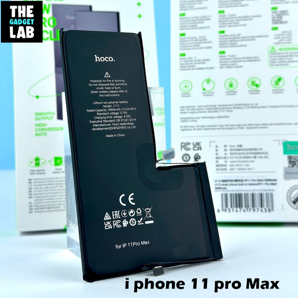Hoco J112-Ip11pmax Smart Li-Polymer 3969mAh Battery For IPhone 11 Pro Max