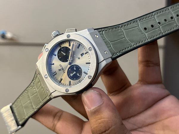 HUBLOT CLASSIC FUSION BELT GREY