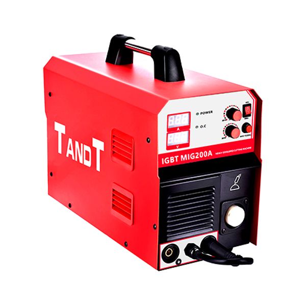 TANDT MIG Welding Machine, Output current: 40- 170A, Wire speed: 2- 15m/min; Model : MIG200A