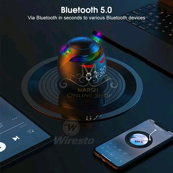 💥Wiresto G90 Dazzling color Wireless Bluetooth Speakers - Image 9