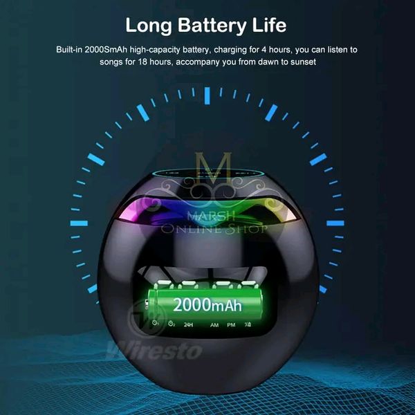 💥Wiresto G90 Dazzling color Wireless Bluetooth Speakers - Image 11