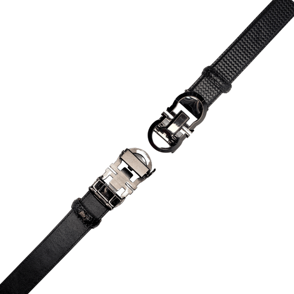 Stylish Gear Buckle leather Belt For Men