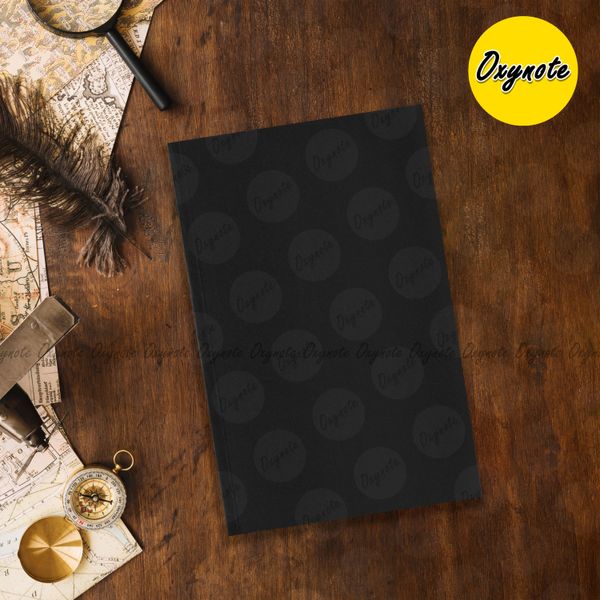 Blank Cover Notebook by OXYNOTE - 8.5 x 5.5 inches - 160 Pages