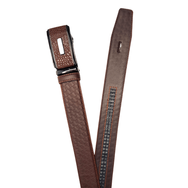 Stylish Gear Buckle leather Belt For Men