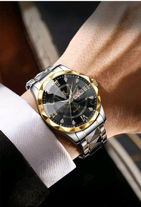 💥MENSPE Men's Fashion Watch Quartz Watch With Diamond Calendar Watch - Image 10