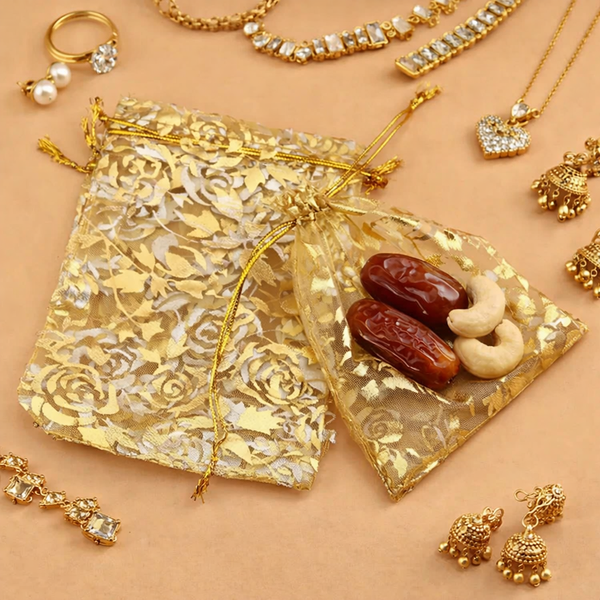 Premium Organza Mini Gift Pouch Bag 9*12 cm (3.5x4.72inc)