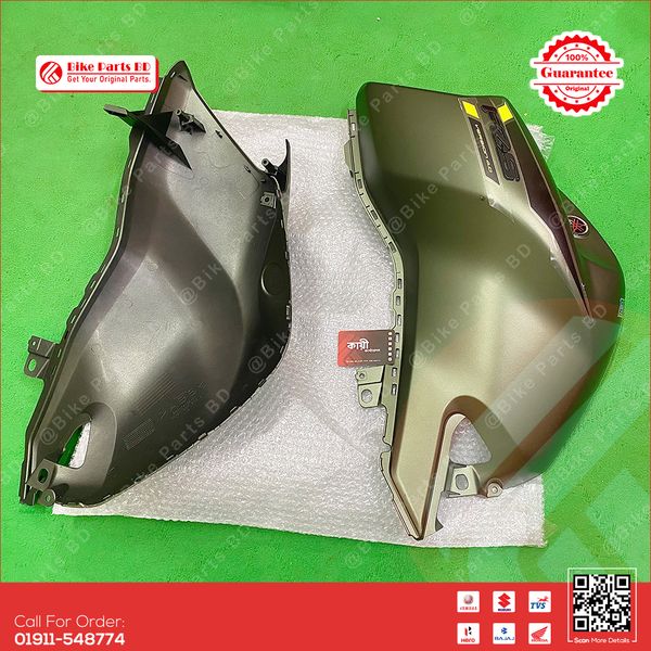 Tanky Box for Yamaha FZS V4 (Cyber Green).