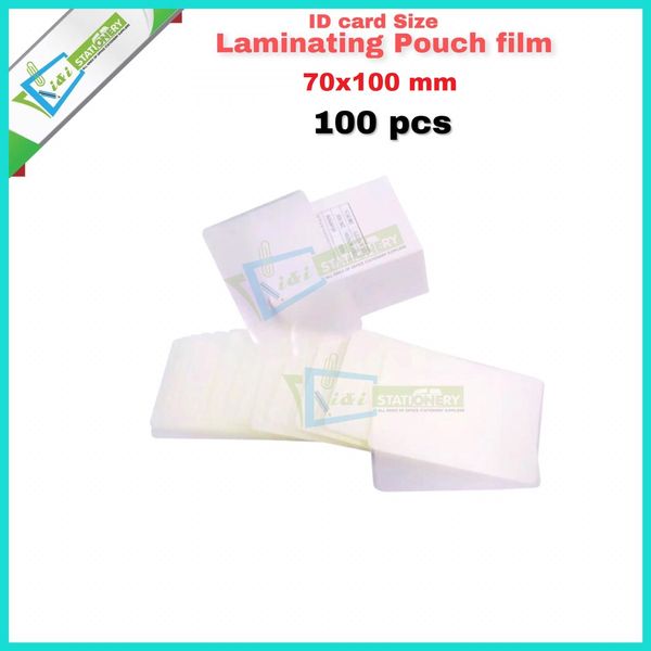 Laminating Film ID Card Size 70×100 mm Pack of 100 pcs