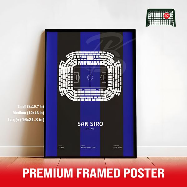 San Siro Legacy – Illustrated Tribute to Inter Milan’s Historic Home