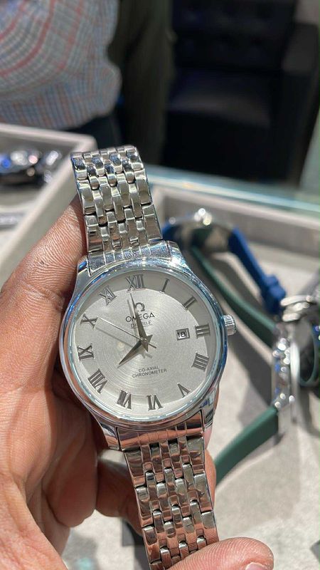 OMEGA DE VILLE WHITE DIAL aa