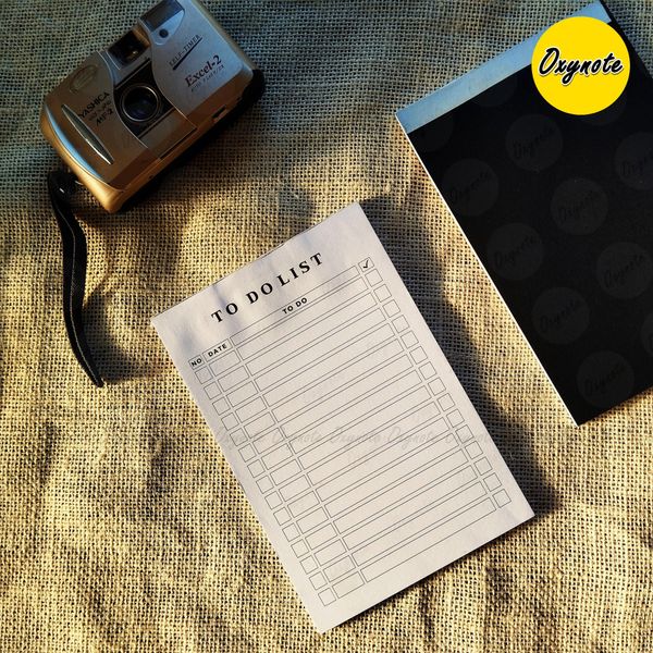 Oxynote "To Do List" Notepad - 8.2 inch x 5.6 inch - 31 Sheets