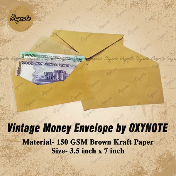 Vintage Money Envelope by OXYNOTE
