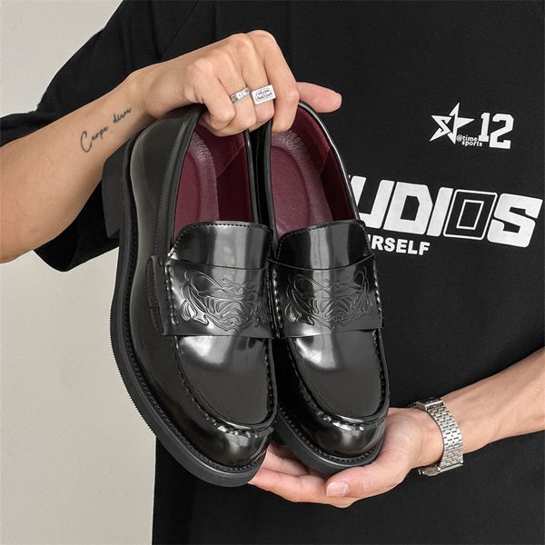 Midnight Emblem Loafers