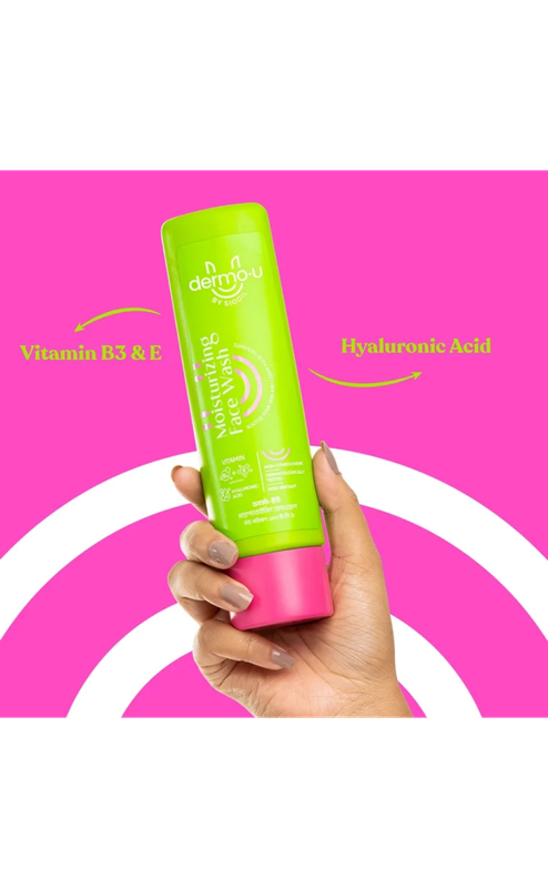 Dermo-U Moisturizing Face Wash 180ml - Image 3