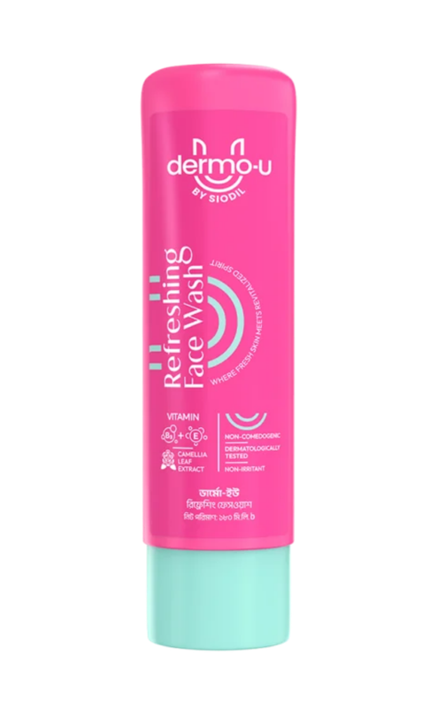 Dermo-U Refreshing Face Wash 180ml - Image 1