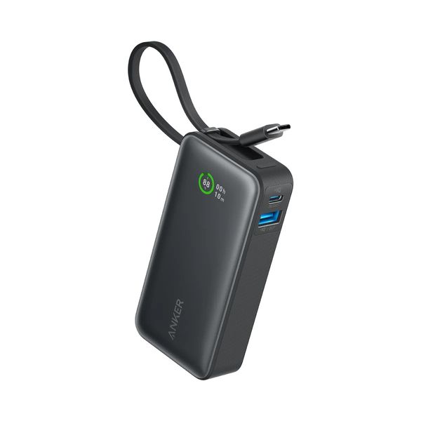Anker Nano Power Bank (30W, Built-In USB-C Cable)