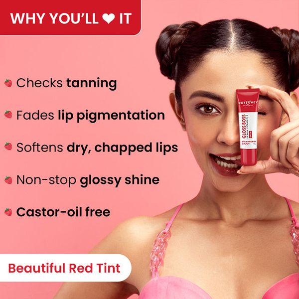 Vitamin C + E Brightening Lip Balm with SPF 50+ : Strawberry crush - Image 6