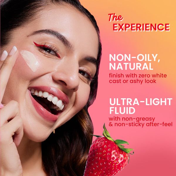Strawberry Dew Tinted Sunscreen SPF 50+ PA++++ : Porcelain - Image 4