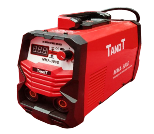 TANDT MMA Welding Machine, 20-200A, Duty Cycle : 40%; Model : MMA300D-MMA