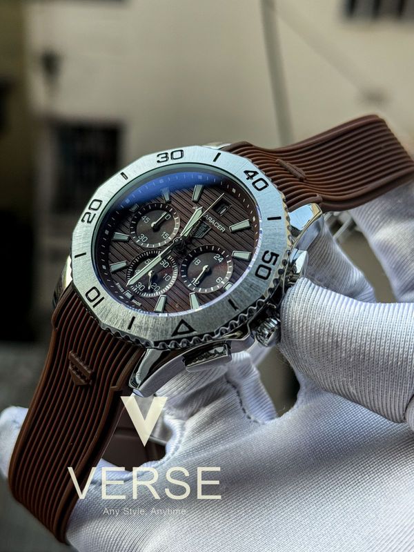 Tagheuer aquaracer brown belt