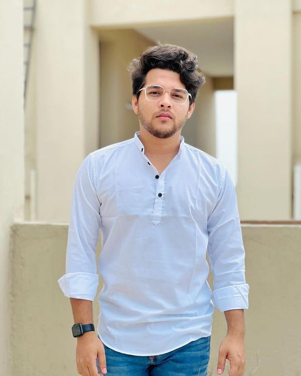 White Cotton Fabrication Katua For Men