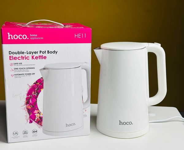 Hoco HE11 Electric Kettle 1.7 Liter – White