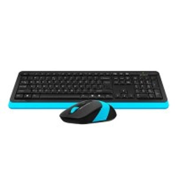 A4TECH FG1010 Wireless Keyboard Mouse Combo With Bangla – Blue Color