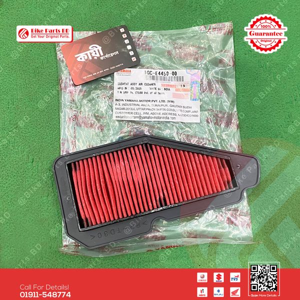 Air Filter-1GCE445000 for Yamaha Ray ZR bike.