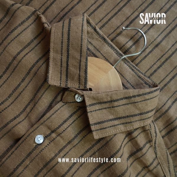 Cocoa Brown - Old Money Full Sleeve Shirt