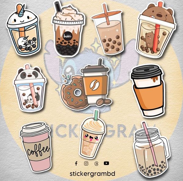 Coffee Sticker Set 01