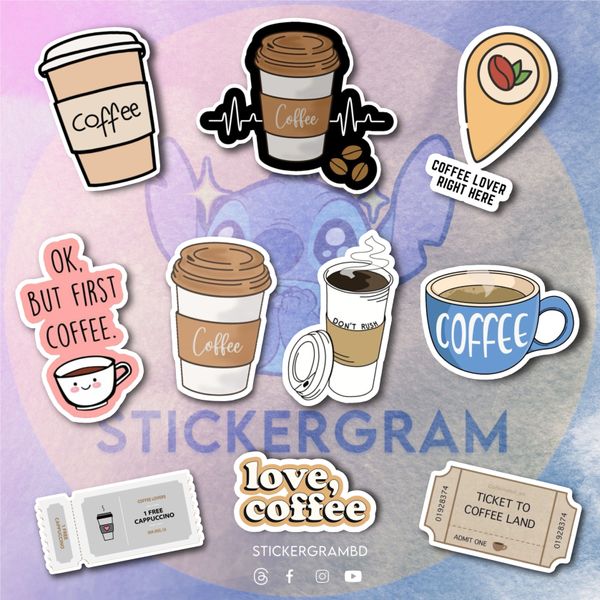 Coffee Sticker Set 03