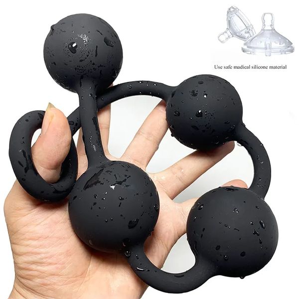 Anal plug buttplug silicone anal balls sex toys for adults erotic toy big butt plug anal beads plugs dilator but plug sextoy