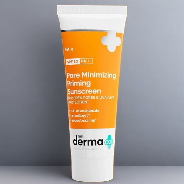 The Derma Co Pore Minimizing Priming Sunscreen with SPF 50 & PA+++