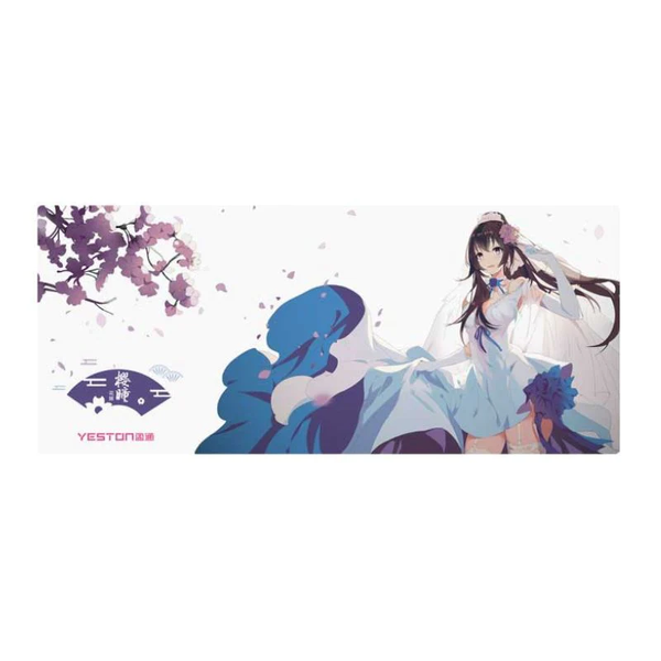 Yeston Sakura Mouse pad | Thick Extended Mouse Mat Non-Slip Spill-Resistant Desk Pad
