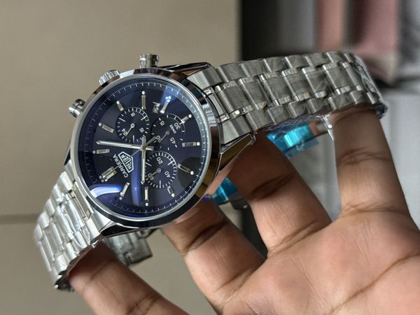 TAG CHAIN 3 CHRONO BLACK DIAL