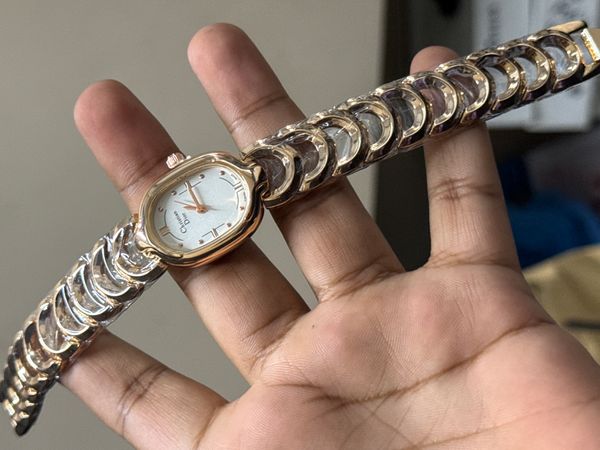 CHRISTIAN DIOR ROSE GOLD CASE WHITE DIAL