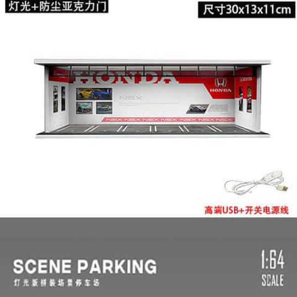 1:64 Diorama House: Honda with LED