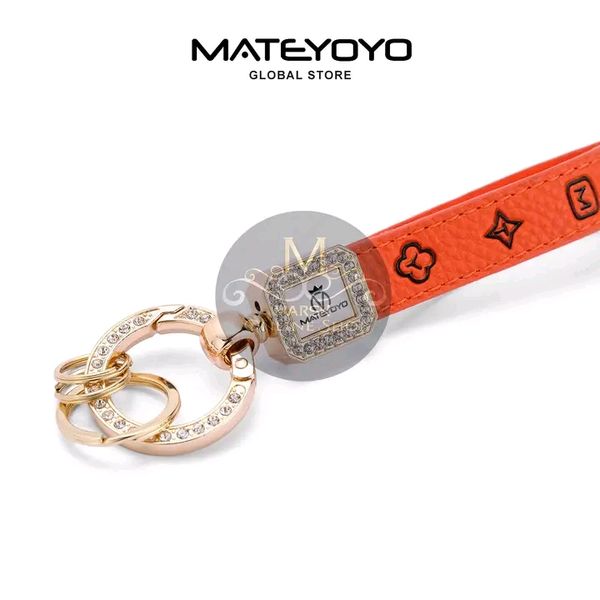 💥MATEYOYO Women Keychain Fashion PU Leather Keychain Business Gift Leather - Image 3